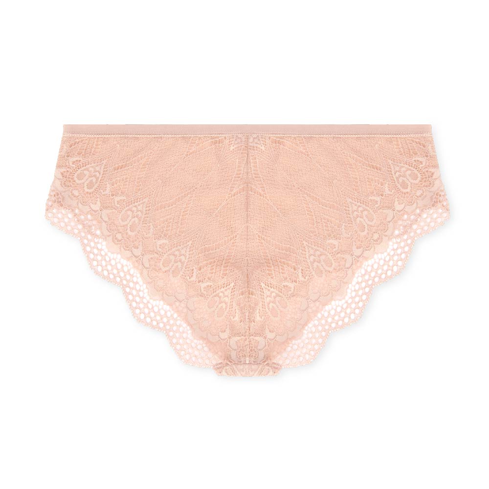 Embrace It Lace Hipster Panties in Peach by René Rofé