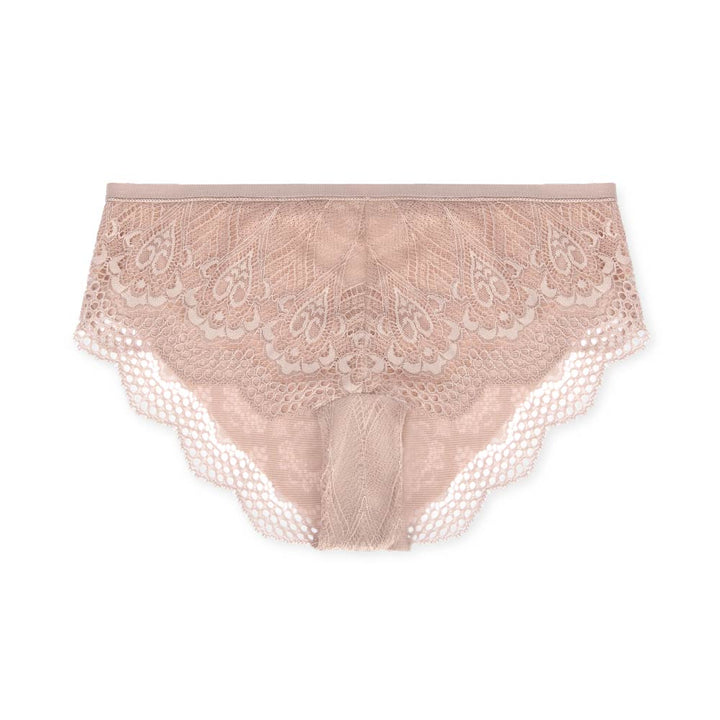 Embrace It Lace Hipster Panties in Taupe by René Rofé