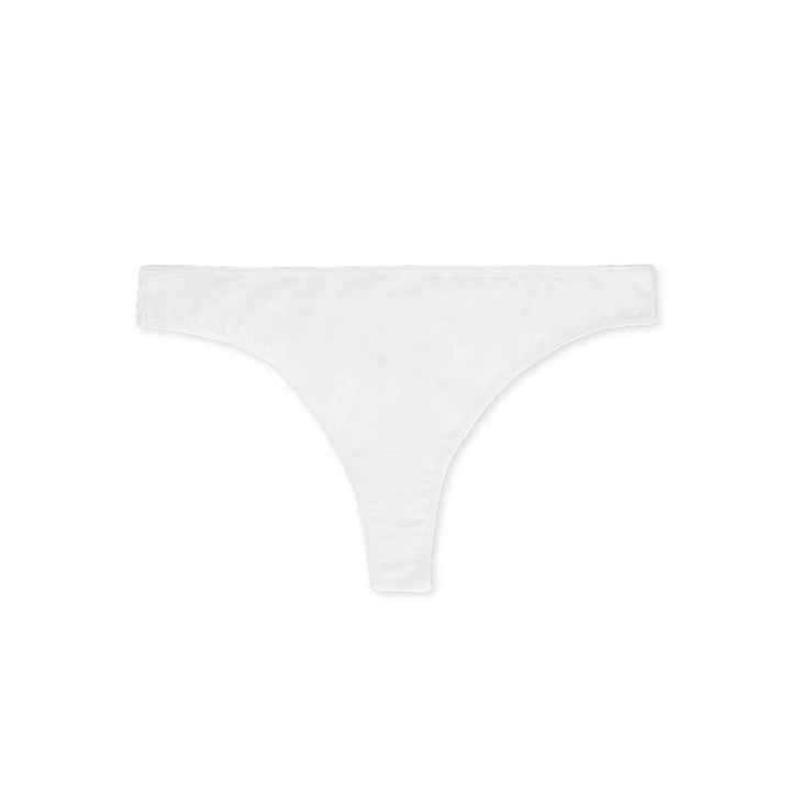 Everyday Basic Cotton Thong in White by René Rofé