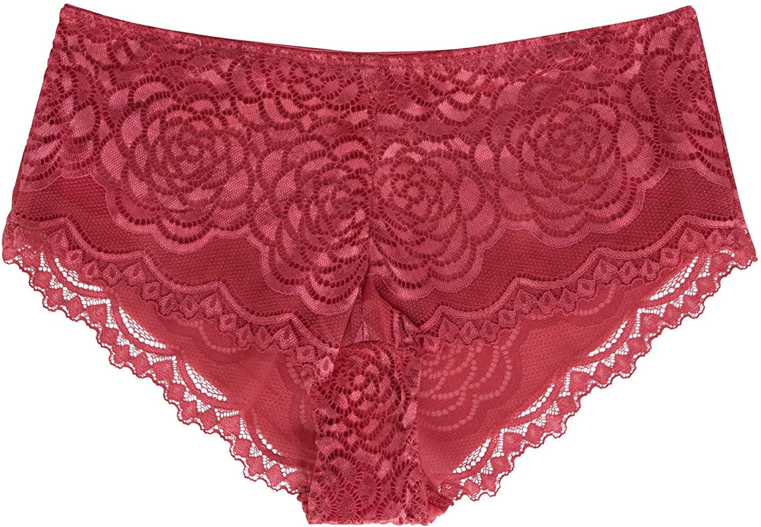 Lace Hipster Red