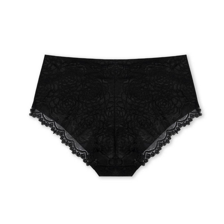 Marla Lace Hipster Panties in Black by René Rofé