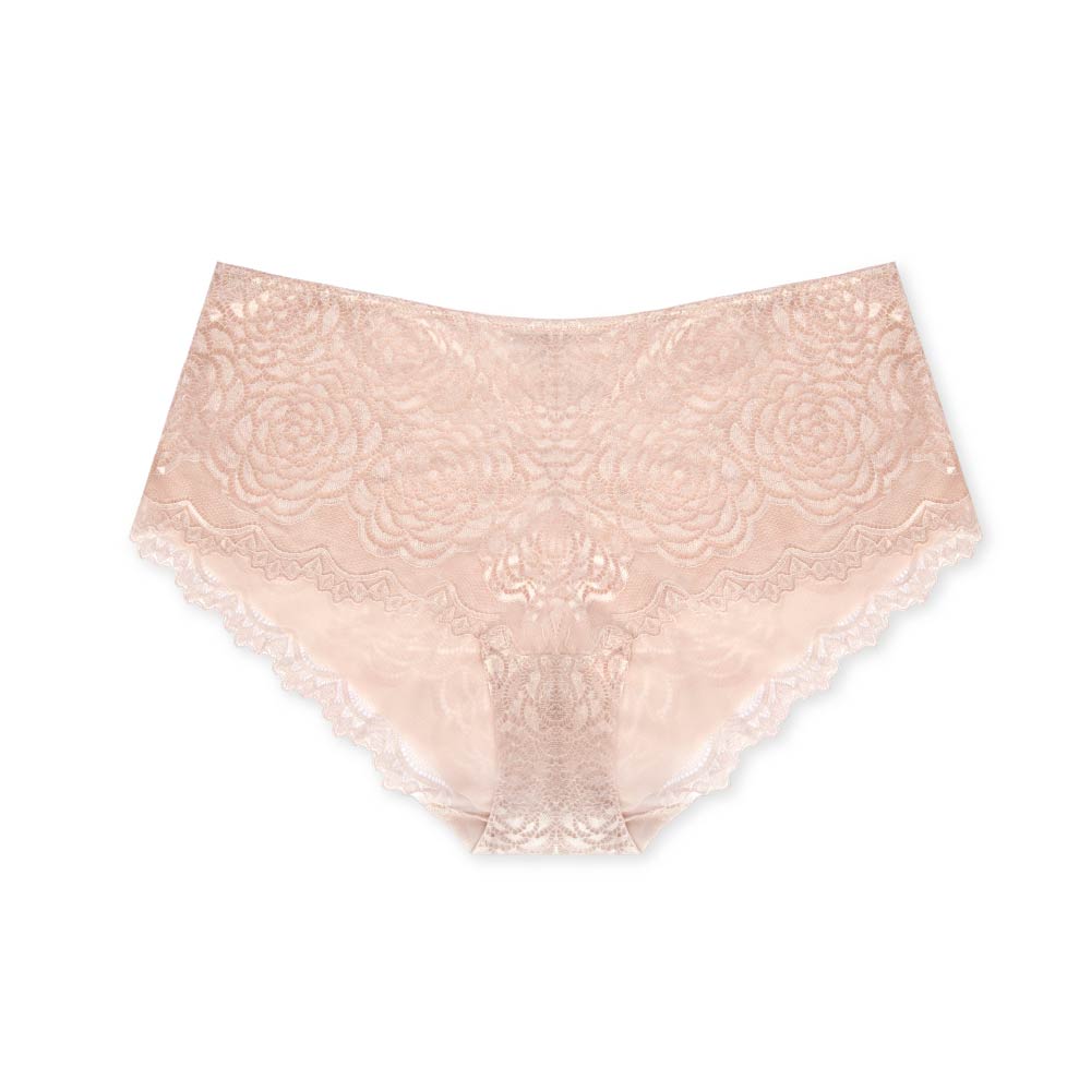 Marla Lace Hipster Panties in Peach by René Rofé