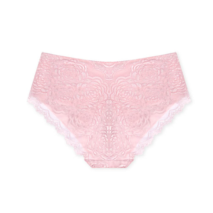 Marla Lace Hipster Panties in Pink by René Rofé