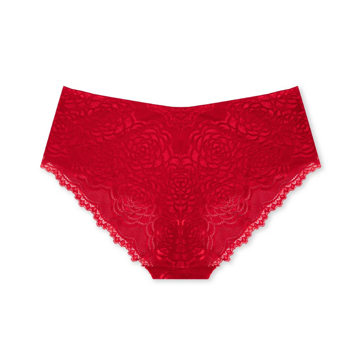 Marla Lace Hipster Panties in Red by René Rofé