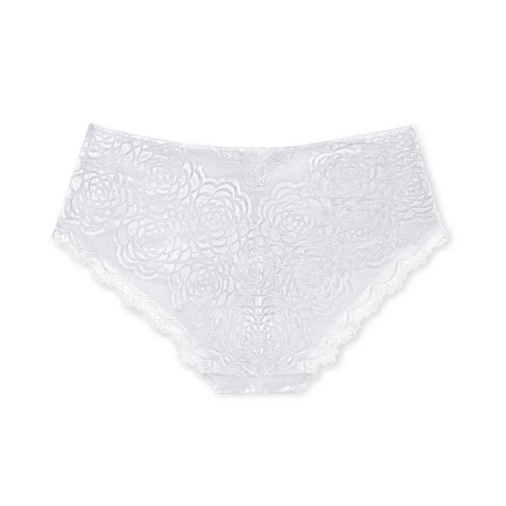 Marla Lace Hipster Panties in White by René Rofé