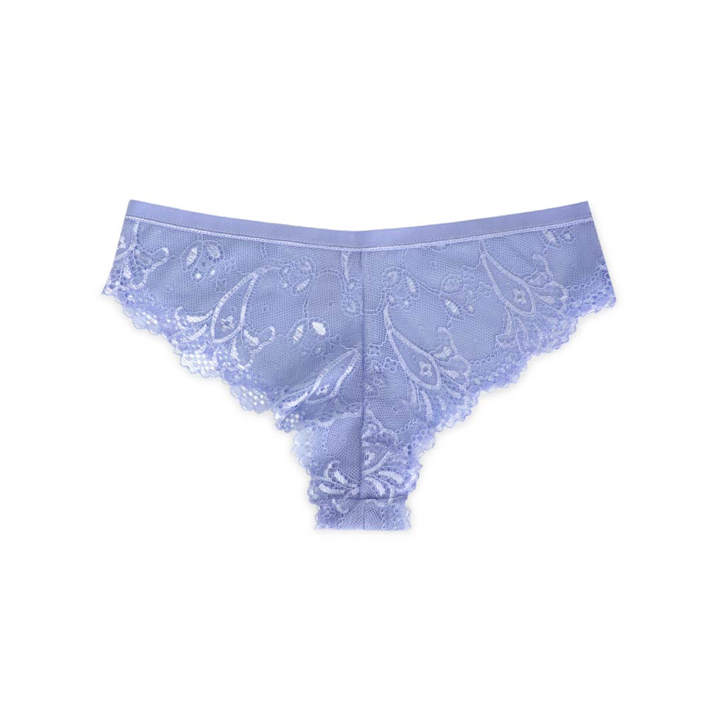 Red Carpet Ready Lace Tanga in Periwinkle by René Rofé