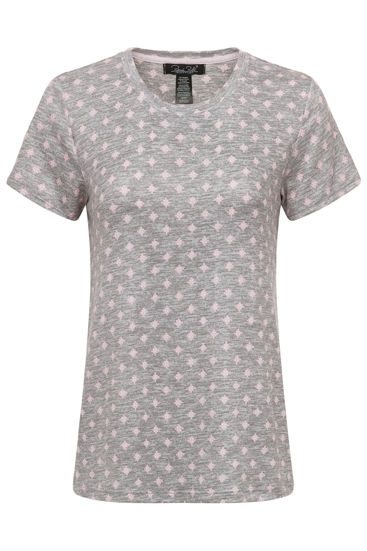2 Pack Loungewear Hacci Capri Set / Hearts