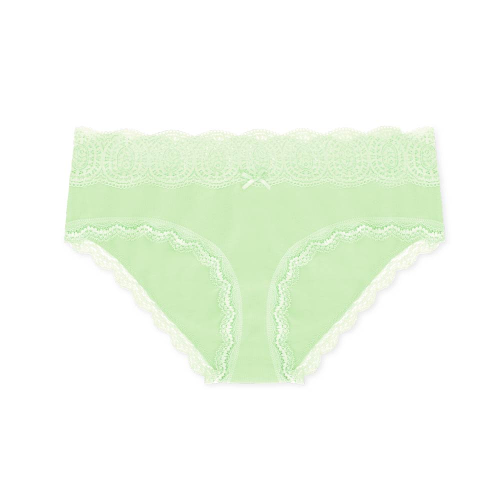 Waist No Time Hipster Panties in green by René Rofé