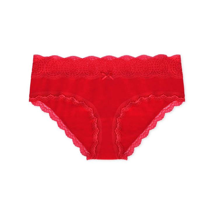 Waist No Time Hipster Panties in Red by René Rofé