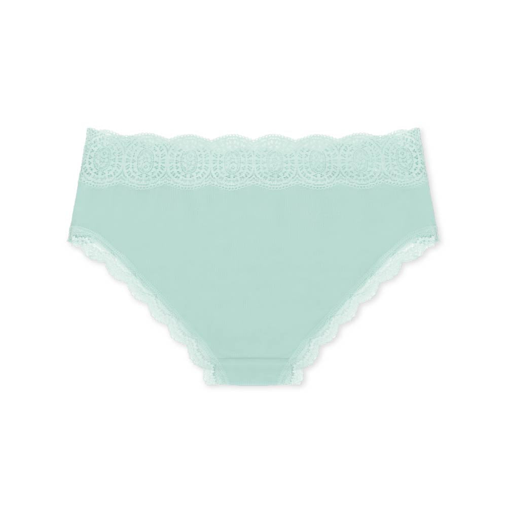 Waist No Time Hipster Panties in Seafoam Green by René Rofé