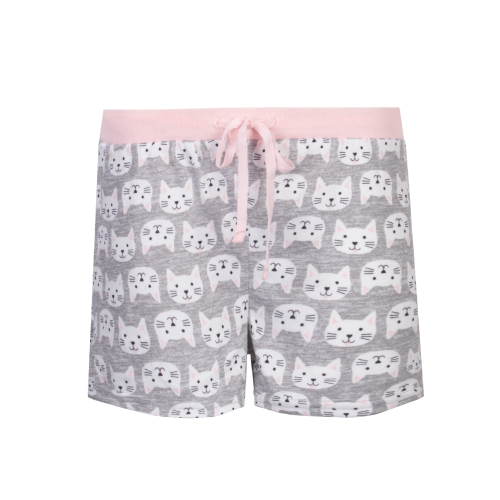 Cats Hacci Shorts as part of the 2 Pack Loungewear Hacci Shorts Set