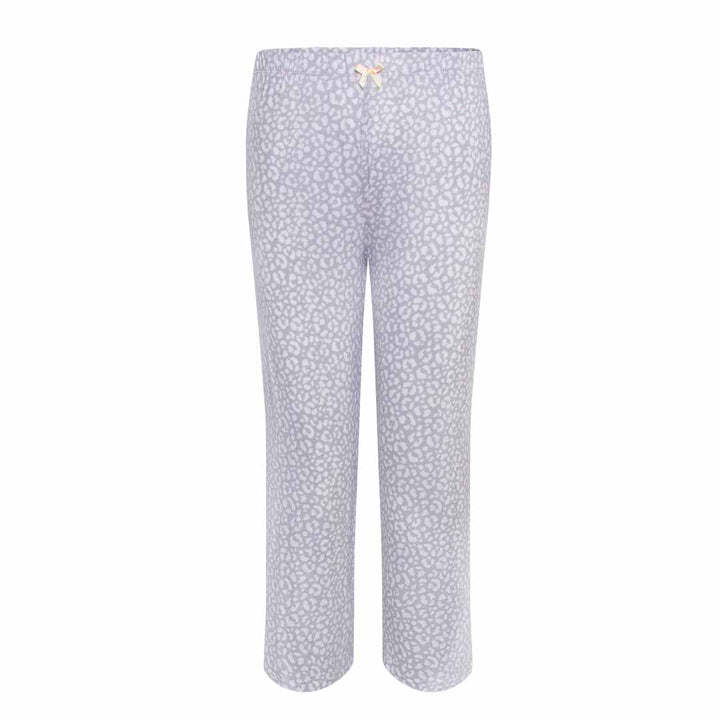 René Rofé 2 Pack Rayon Spandex Capri Set Grey Leopard Print Floral