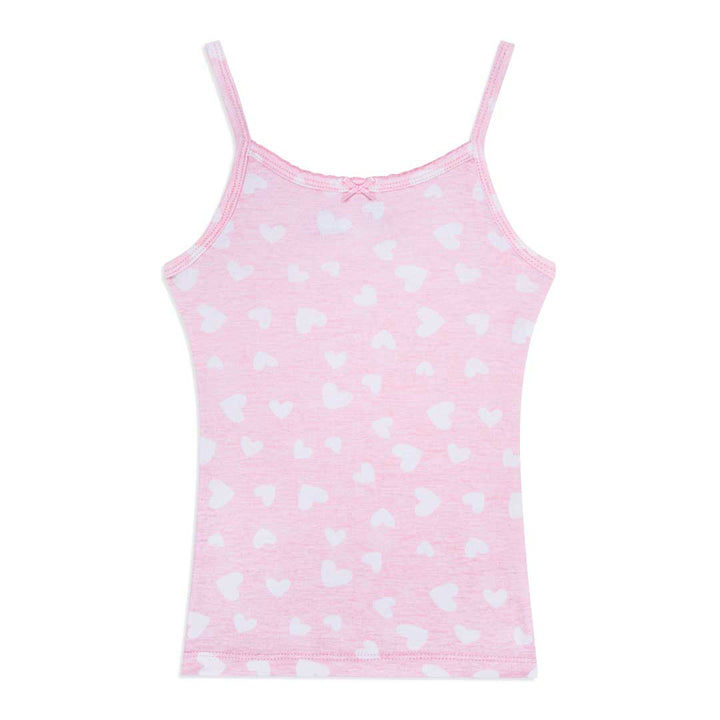 Hearts patterned tank top as part of the René Rofé 2 Pack Cotton Tank and Underwear Set