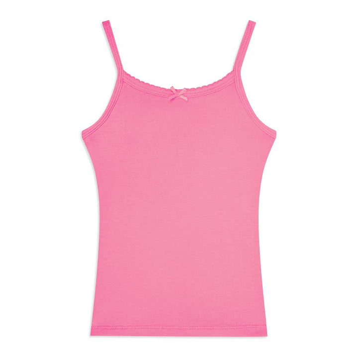 Pink colored tank top as part of the René Rofé 2 Pack Cotton Tank and Underwear Set