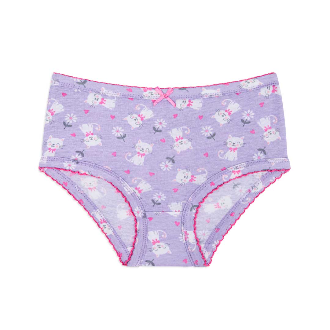Cats patterned underwear as part of the René Rofé 2 Pack Cotton Tank and Underwear Set