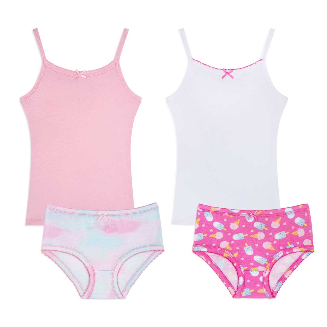 René Rofé 2 Pack Cotton Tank And Underwear Set