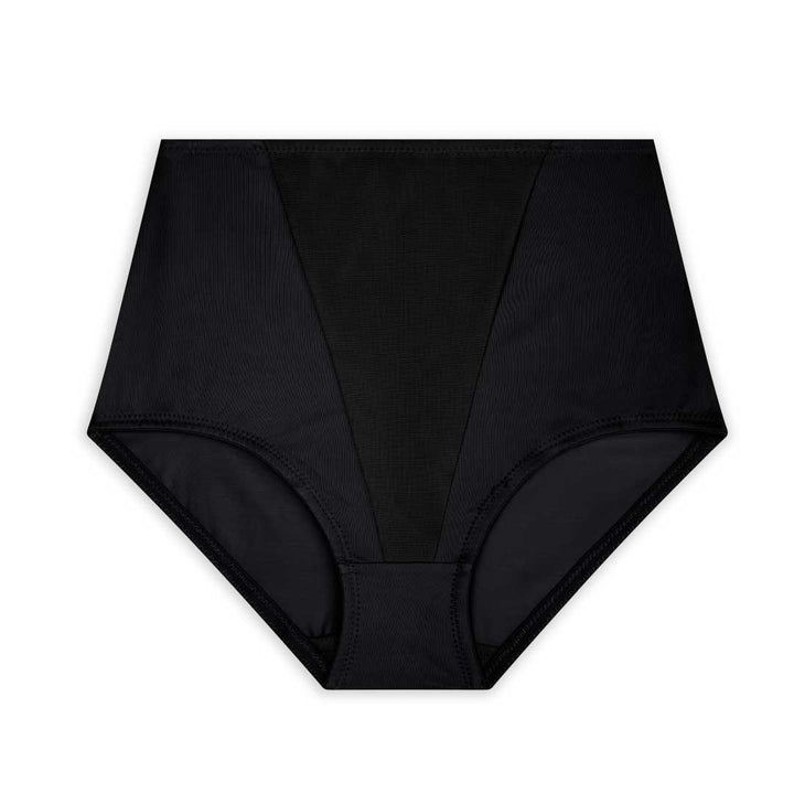 Black Colored Panty as part of the René Rofé 3 Pack High Waist Light Tummy Control Panties Set