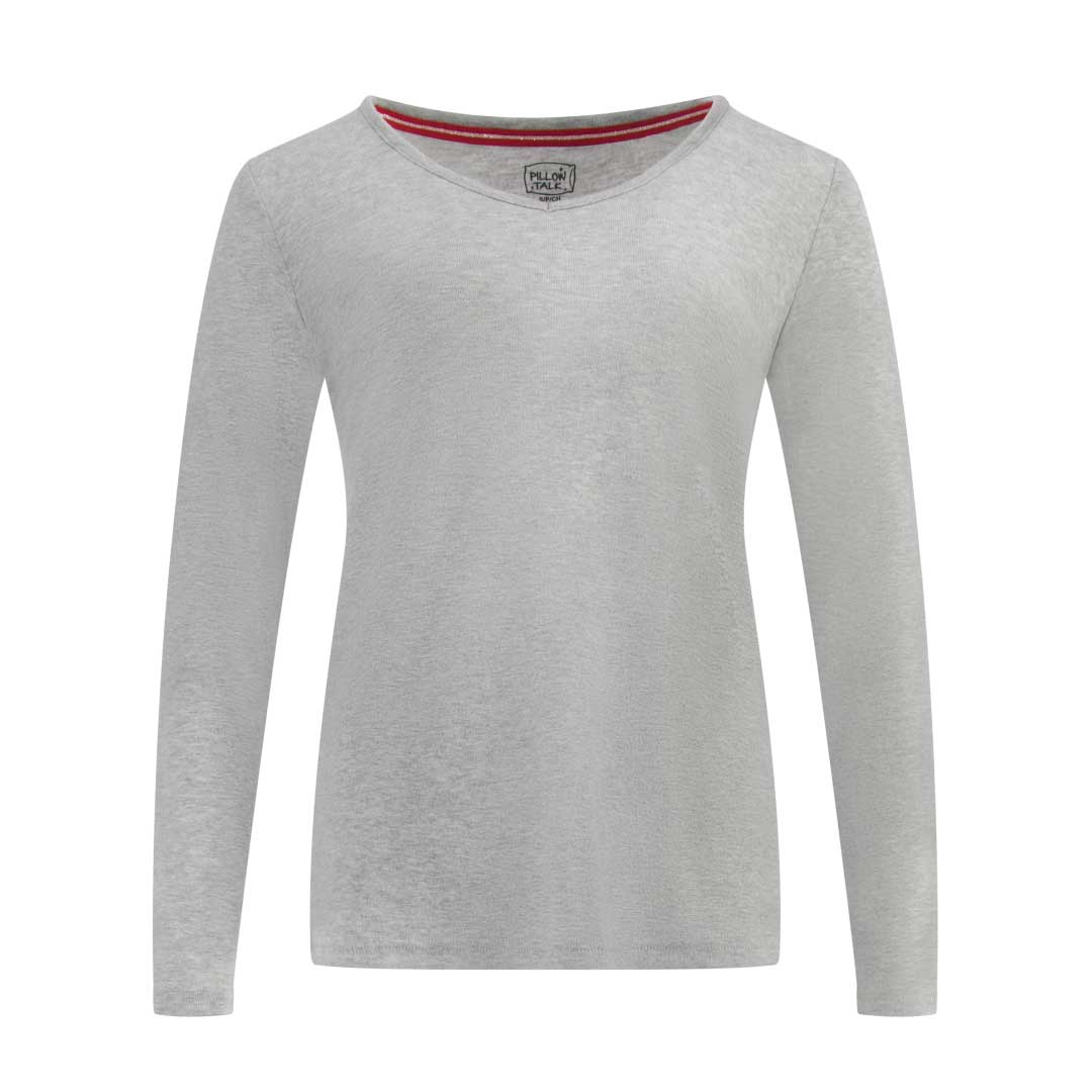 T-shirt as a part of the René Rofé 3 Piece Christmas Pajamas Gift Set in Blue Snowmen