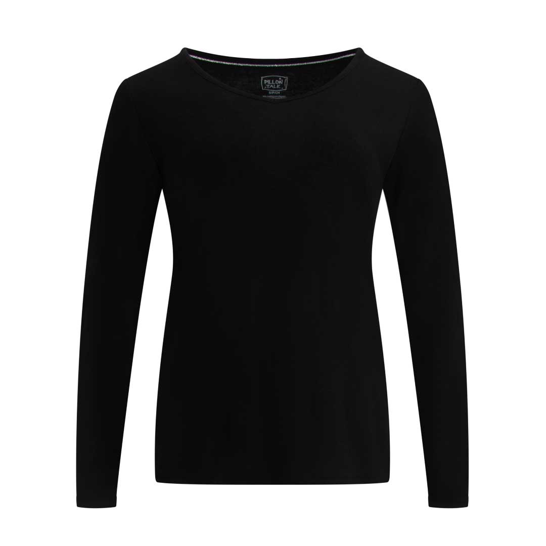 T-shirt as a part of the René Rofé 3 Piece Christmas Pajamas Gift Set in Checkered Black and Red