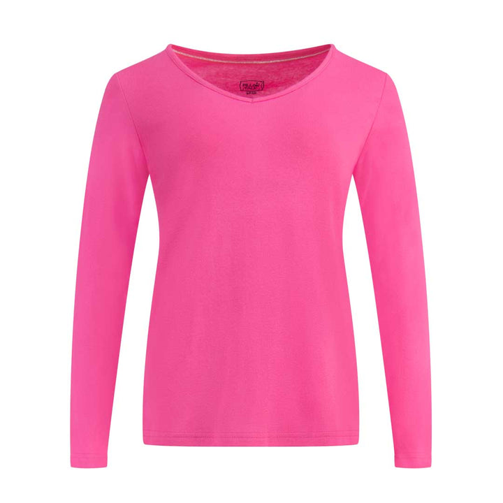T-shirt as a part of the René Rofé 3 Piece Christmas Pajamas Gift Set in Pink Santa Claus