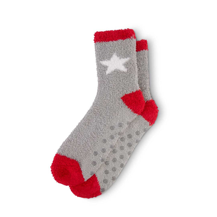 Socks as a part of the René Rofé 3 Piece Christmas Pajamas Gift Set in Red Polar Bears