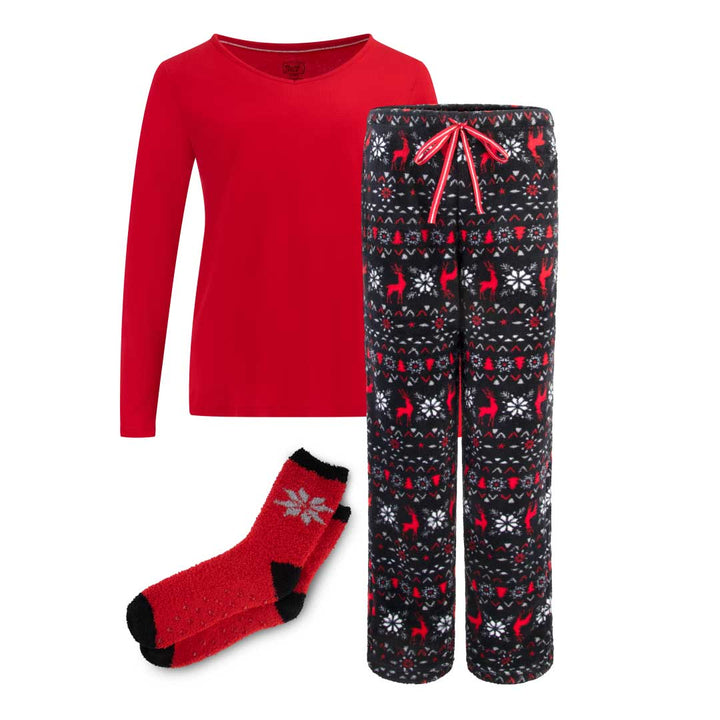 René Rofé Christmas Pajamas Gift Set