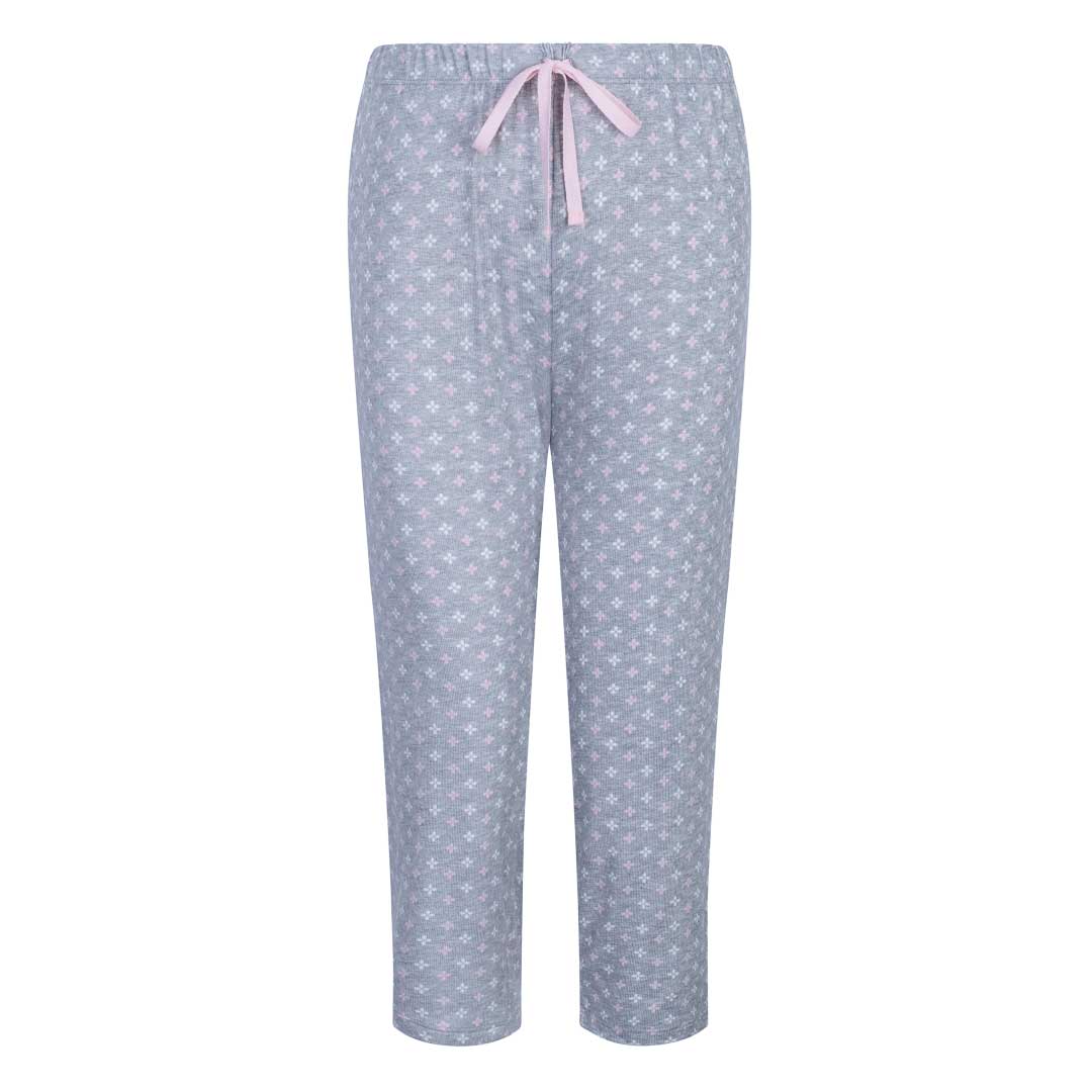 René Rofé 3 Piece Super Soft Robe And Capri Womens Pajama Set