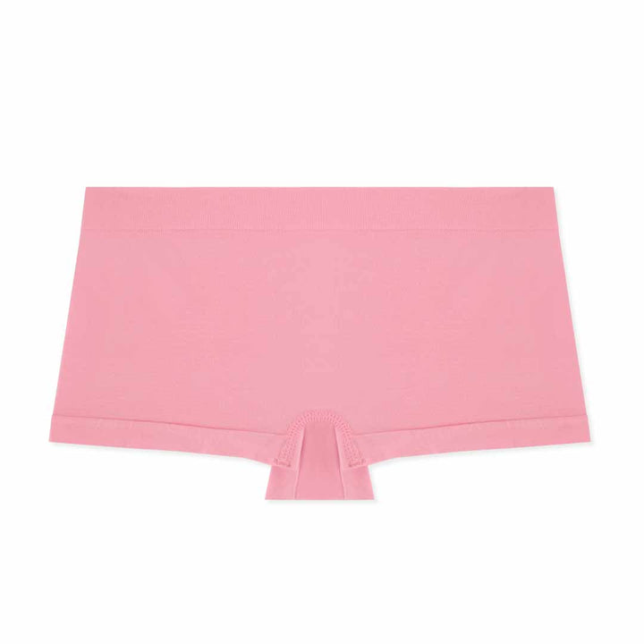 Pink panty as a part of the René Rofé 4 Pack Girls Seamless Boyshorts set