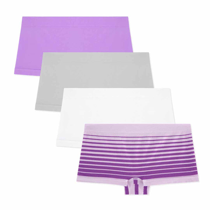 René Rofé 4 Pack Girls Seamless Boyshorts