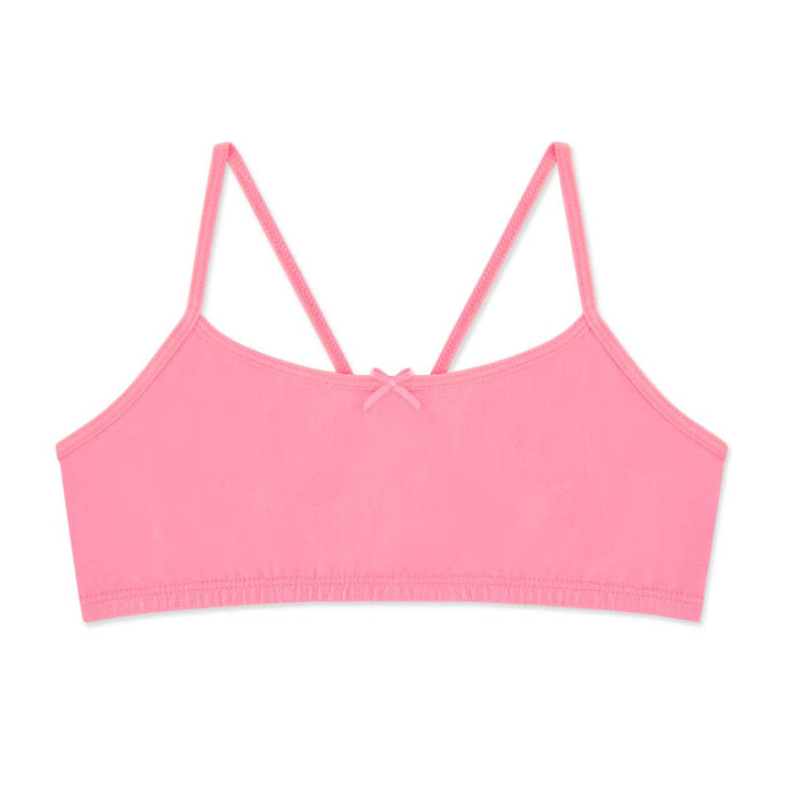 Pink bra as a part of the René Rofé 5 Pack Cotton Racerback Bras