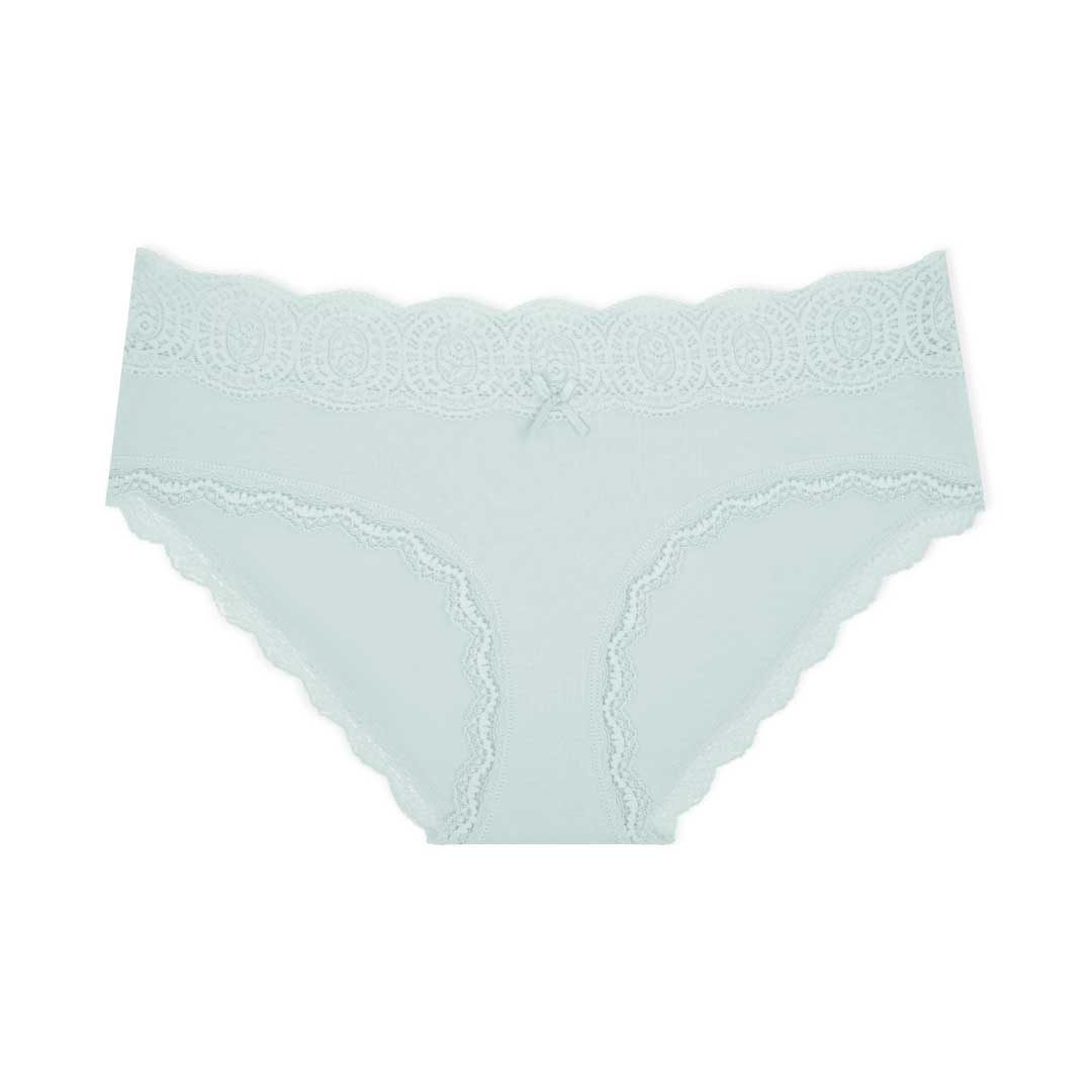 René Rofé 5 Pack Cotton With Lace Trim Bikinis