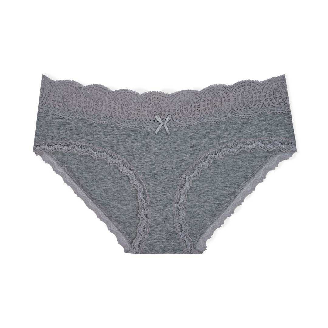 Essential Rene Rofe Ladies 5 Pack Cotton With Lace Trim Bikinis - Women's Underwear – René Rofé