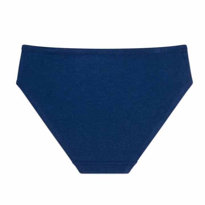 5 Pack Cotton Spandex Bikini Underwear in blue tie-dye pattern by René Rofé