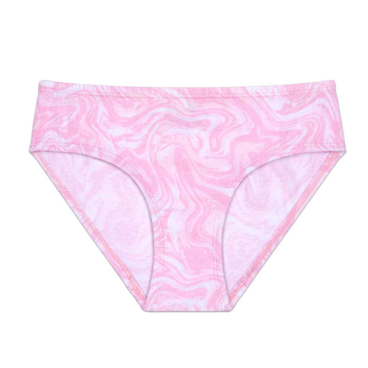 5 Pack Cotton Spandex Bikini Underwear in pink tie-dye pattern by René Rofé