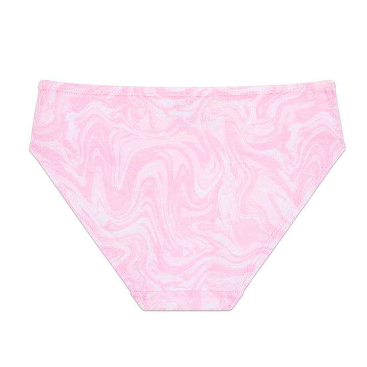 5 Pack Cotton Spandex Bikini Underwear in pink tie-dye pattern by René Rofé