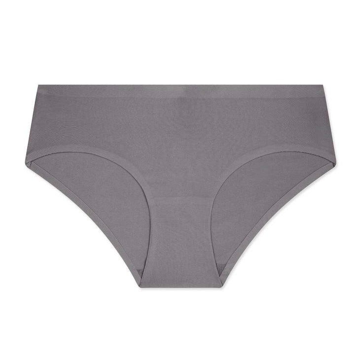 Dark Grey Colored Panty as part of the 5 Pack No Show Hipster Panties Set