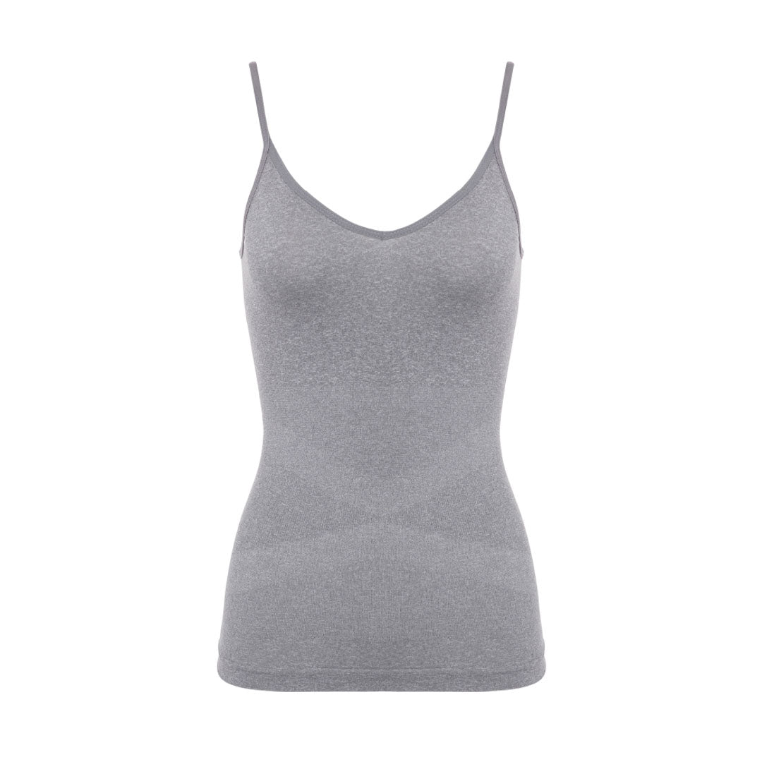 René Rofé F.I.T. Shaping Camisoles - 4 Pack with Black and Grey Camisoles