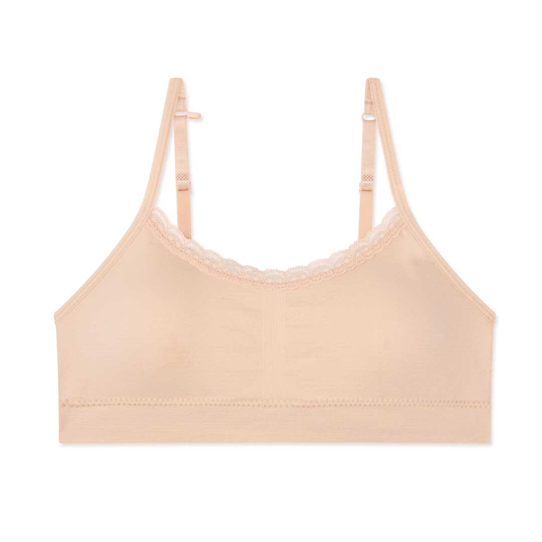 René Rofé Nylon Spandex Girls Padded Training Bras 4 Pack
