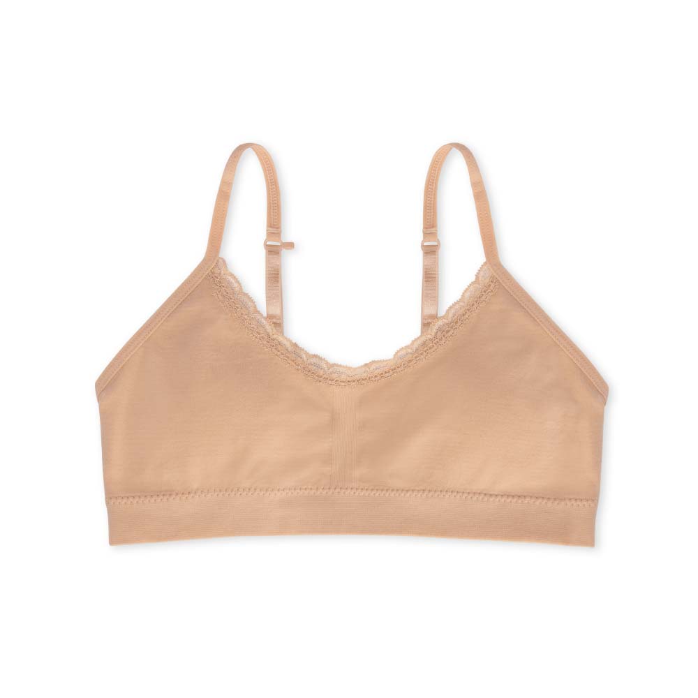 René Rofé Nylon Spandex Girls Padded Training Bras 4 Pack