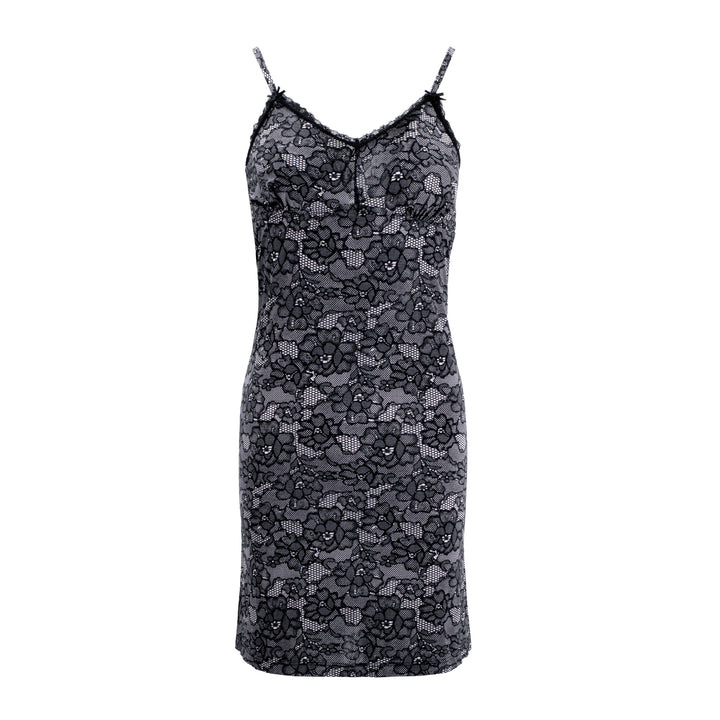 Blace Lace print chemise as a part of the René Rofé 2 Pack Robe & Chemise Sleep Set