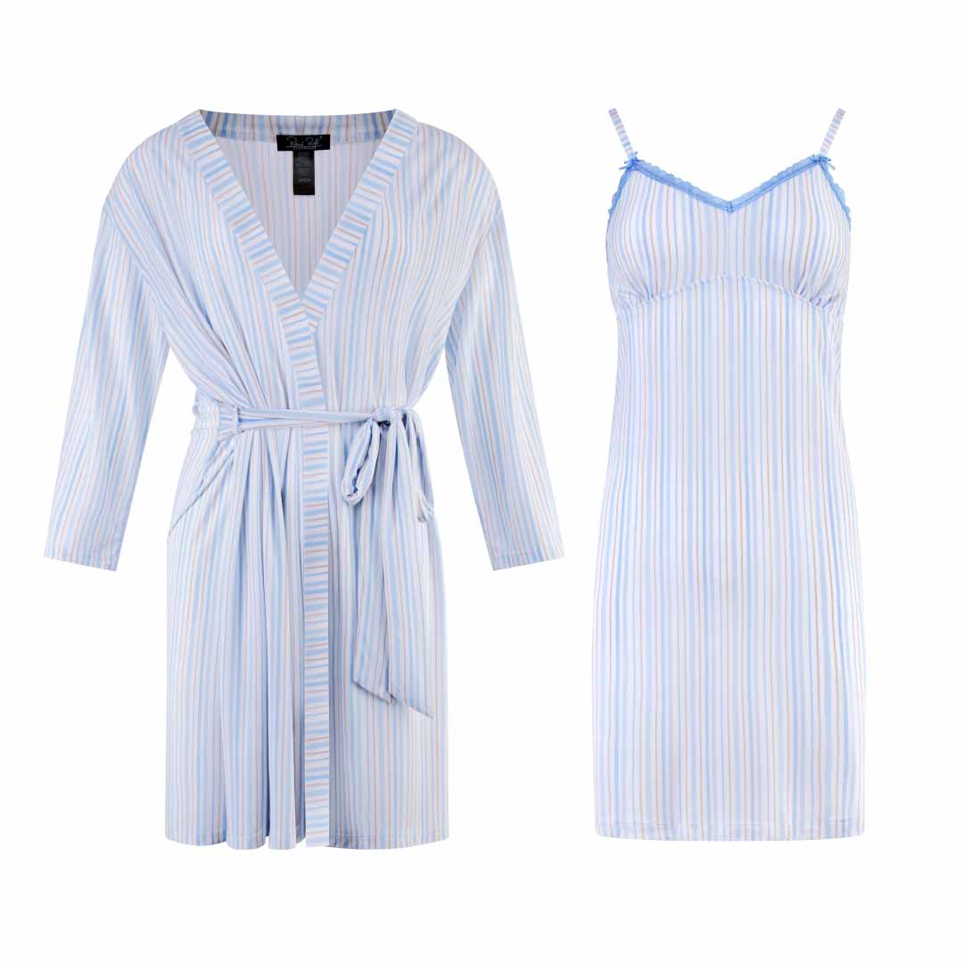 René Rofé Robe And Chemise 2 Piece Set