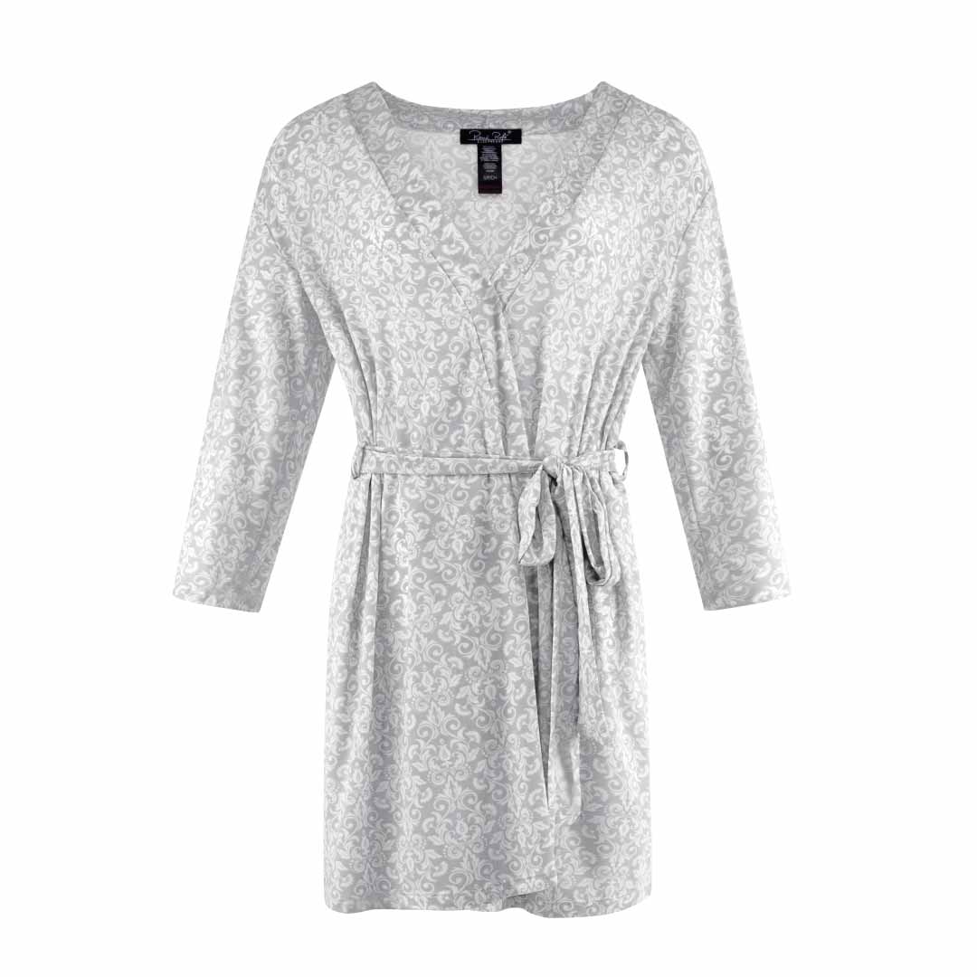 French Gray robe as a part of the René Rofé Robe and Chemise Set