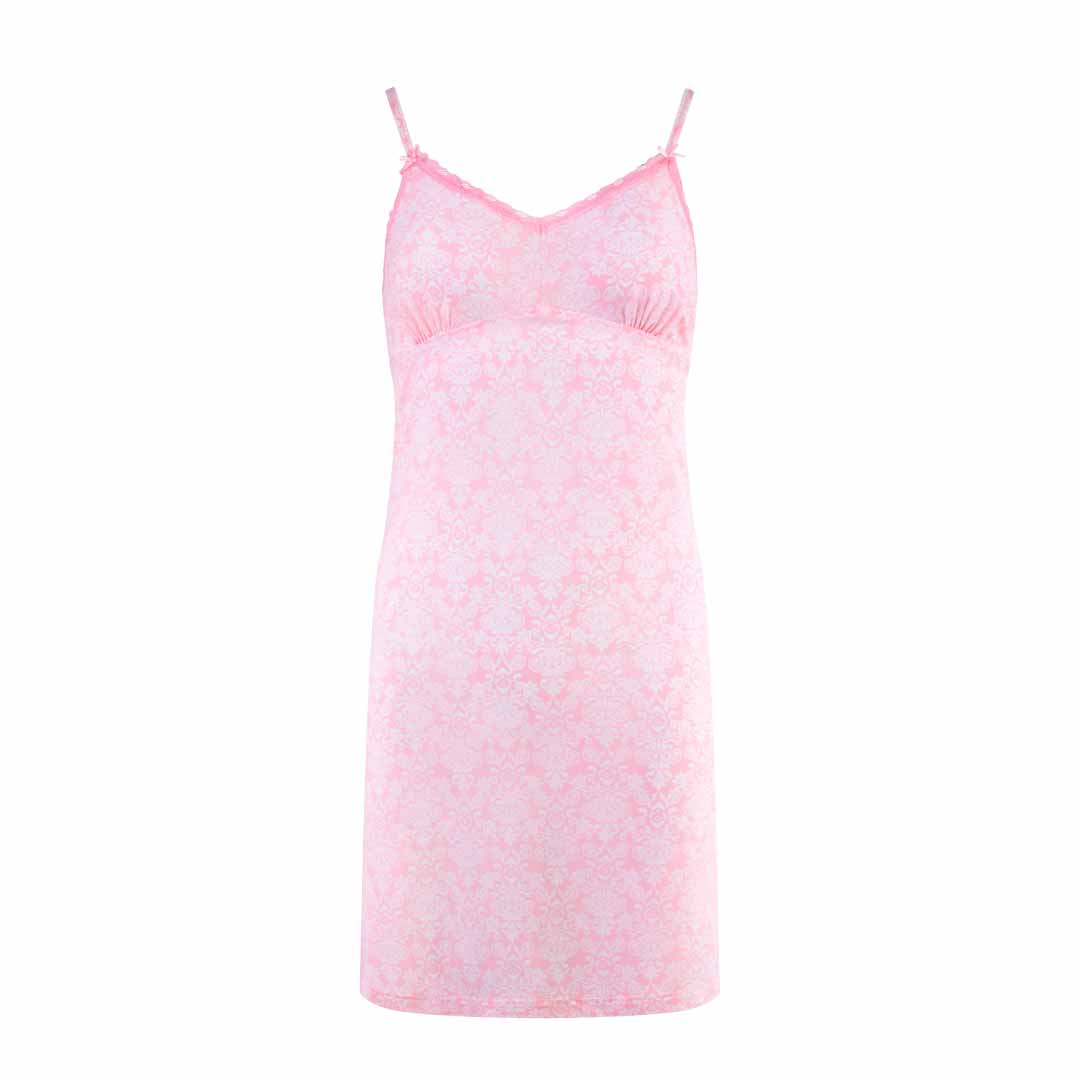 Lily Pink chemise as a part of the René Rofé 2 Pack Robe & Chemise Sleep Set