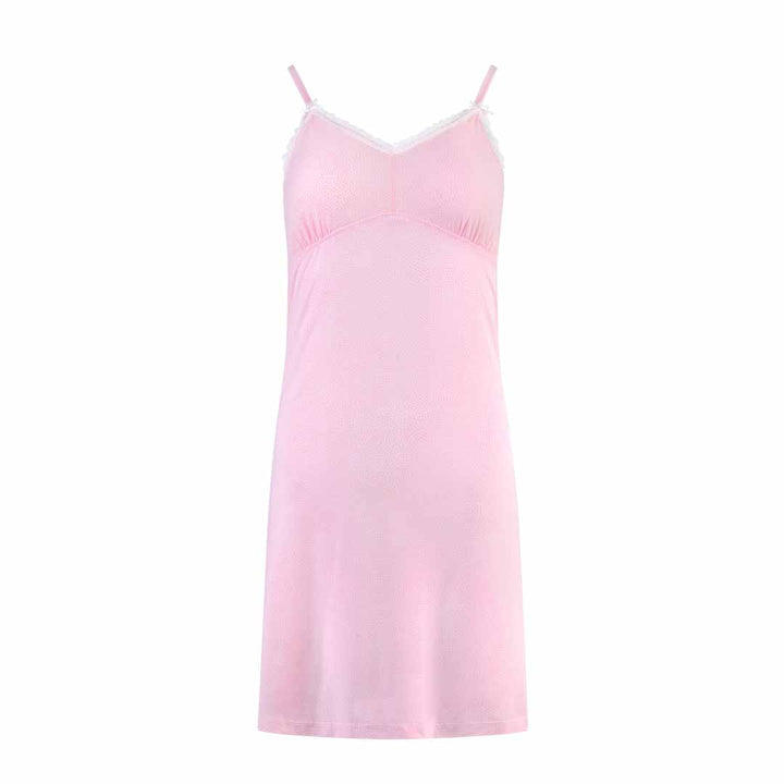 Mimi Pink chemise as a part of the René Rofé Robe and Chemise Set