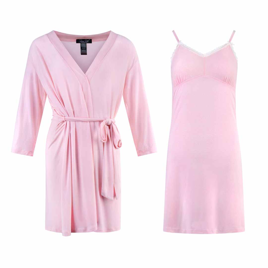 René Rofé Robe And Chemise 2 Piece Set
