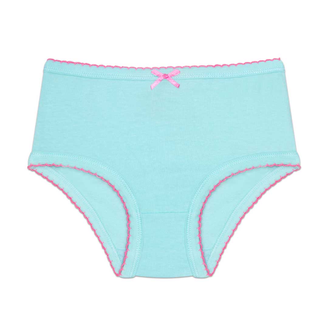 René Rofé Cotton Spandex Briefs (Toddler Girls) - 5 Pack in clouds and icecream pattern