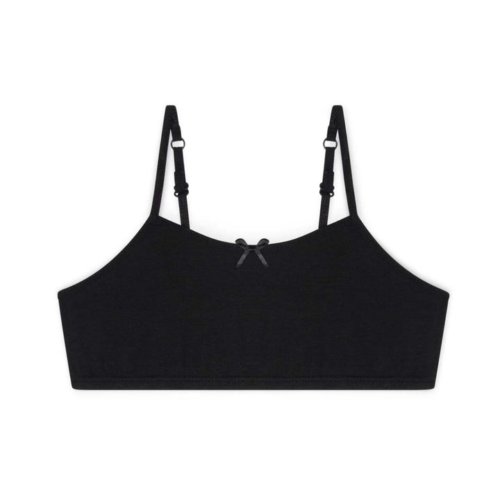 Black bra as a part of the René Rofé Cotton Spandex Training Bras (6 Pack)