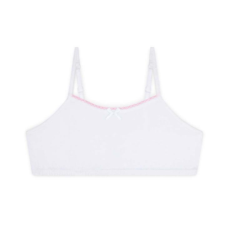 White bra as a part of the René Rofé Cotton Spandex Training Bras (6 Pack)
