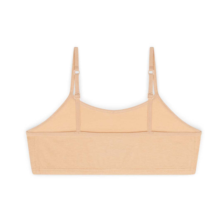 Back view of the Nude bra in René Rofé Cotton Spandex Training Bras (6 Pack)