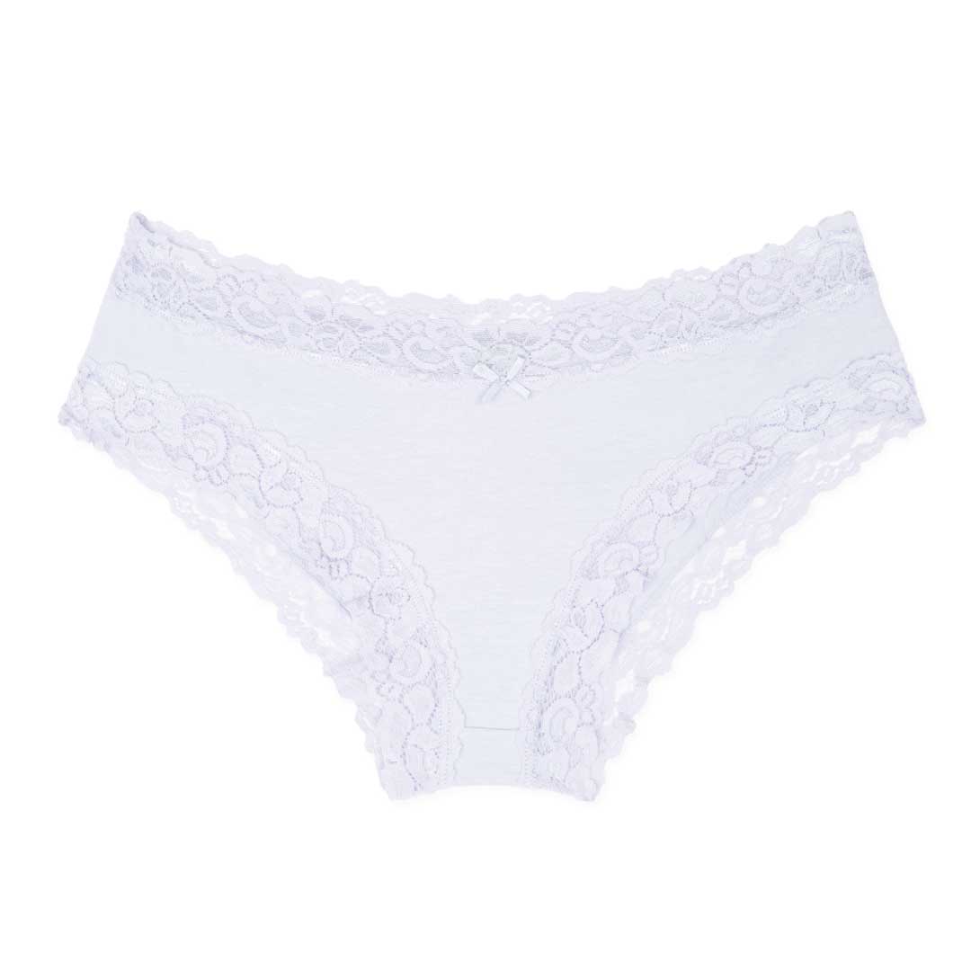 René Rofé Cotton With Lace Hipster